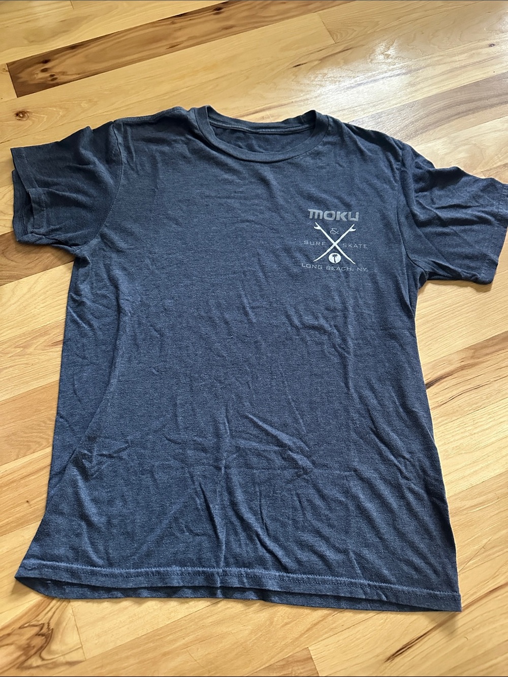 Short Sleeve Crew T-Shirt in Charcoal